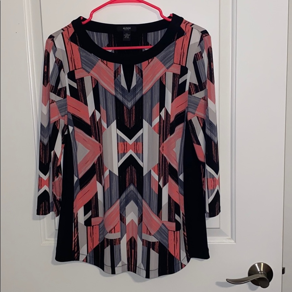 Printed Knit Top